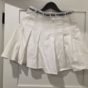Tommy Hilfiger White Skater Skirt